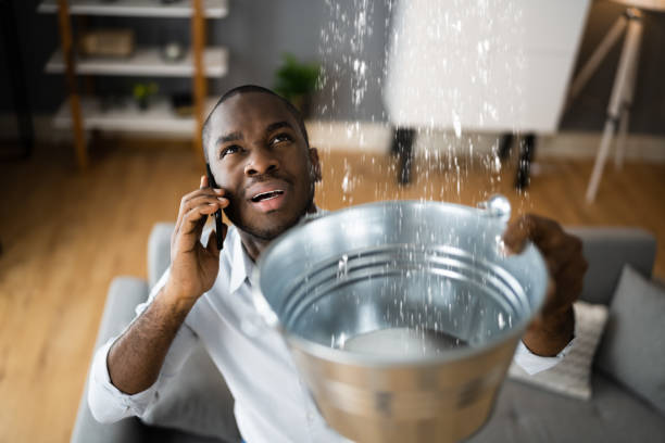 Water damage restoration process in ND
